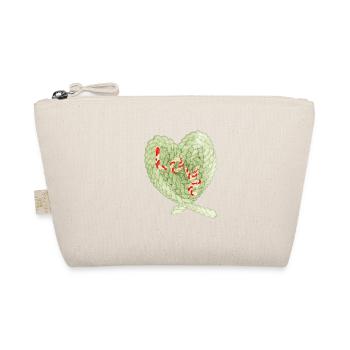 Heart - Organic Pouch - nature - Front
