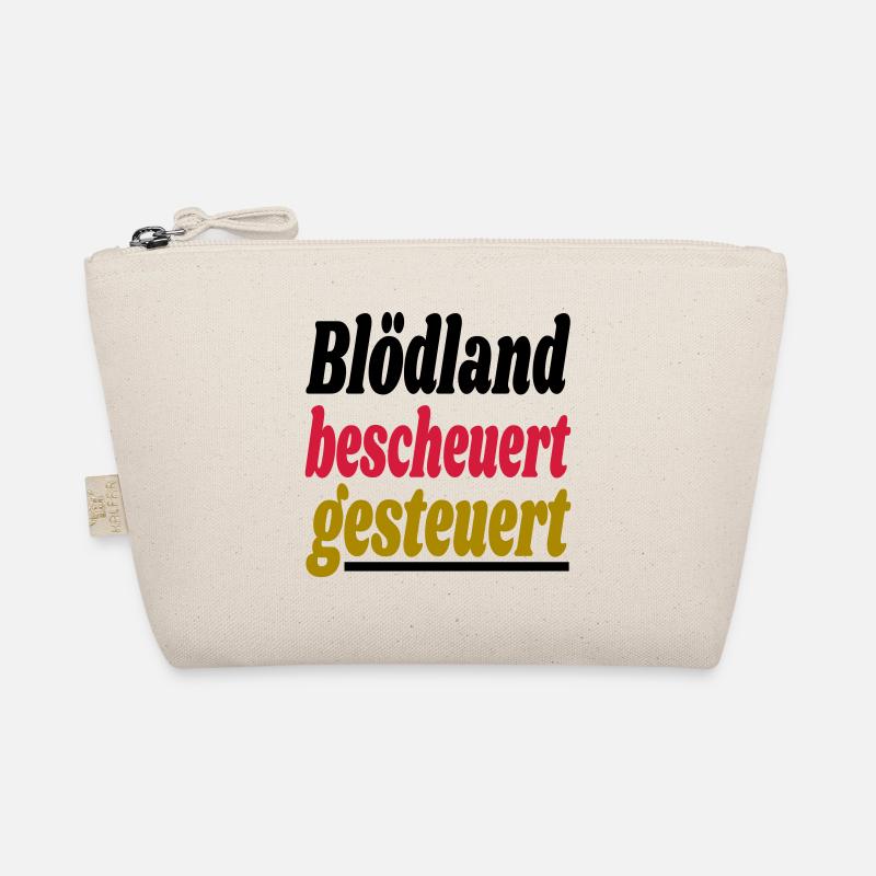 bescheuert gesteuert - Bio-Täschchen - Natur