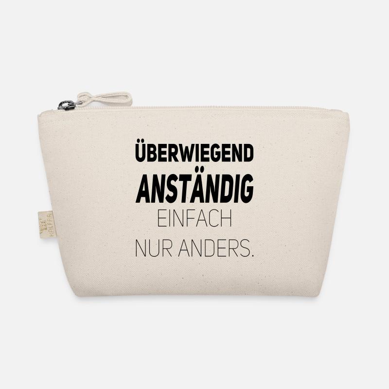 Anständig einfach nur anders - Bio-Täschchen - Natur