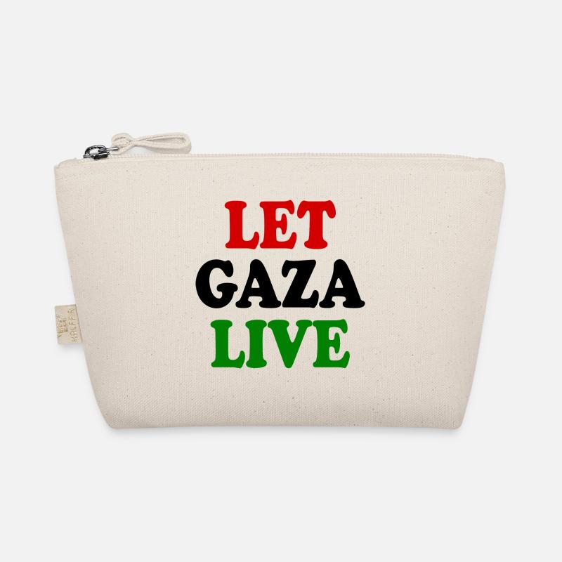 Let gaza live - Bio-Täschchen - Natur