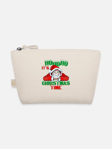 Father Christmas - Organic Pouch - nature - Front