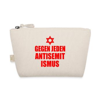 Gegen jeden antisemitismus - Bio-Täschchen - Natur - Vorne
