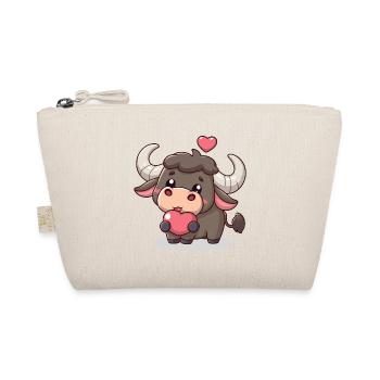 TAUREAU BÉLIER ZODIAQUE AMOUR COEUR SAINT-VALENTIN - Trousse biologique - nature - Devant