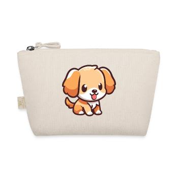 DOG, FOUR-LEGGED DOG, DOG,, PAW, LOVE, ANIMAL LOVER - Organic Pouch - nature - Front