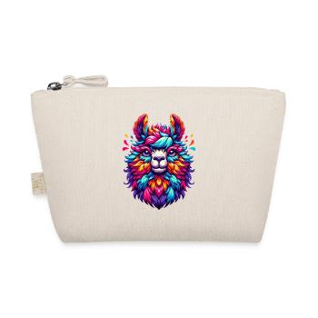 ALPACA CONFETTI COLORFUL VARIEGATED RAINBOW WOOL - Organic Pouch - nature - Front