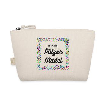 Eschdes Pälzer Mädel Konfetti Logo PFALZstyle - Bio-Täschchen - Natur - Vorne