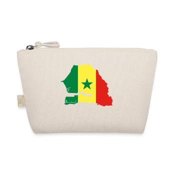 Senegal Landkarte Flagge Fahne - Bio-Täschchen - Natur - Vorne