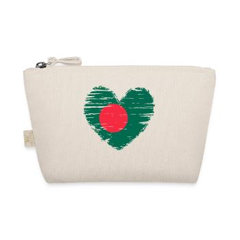 Bangladesh heart flag flag coat of arms - Organic Pouch - nature - Front