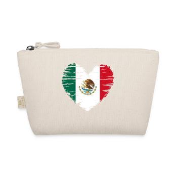 Manteau drapeau drapeau mexicain coeur - Trousse biologique - nature - Devant