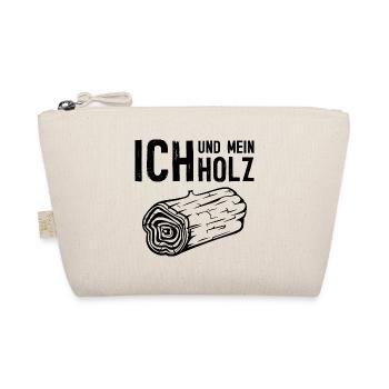 Ich und mein holz Zimmermann Handwerker Werkzeug - Bio-Täschchen - Natur - Vorne