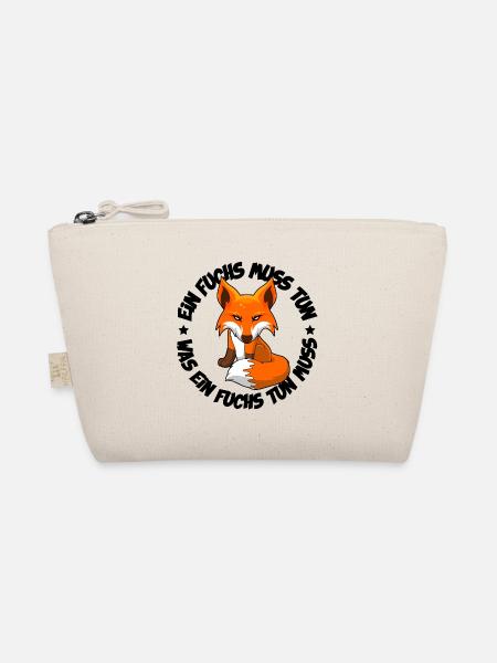 Ein Fuchs muss tun was ein Fuchs tun muss - Bio-Täschchen - Natur - Vorne