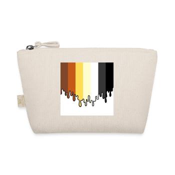 Dripping Gay Bear Flag Gay Bear Pride - Organic Pouch - nature - Front