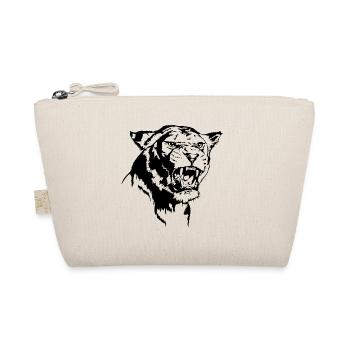 LIONESS Lion Head Lion Mama Animal Safari Wilsigns - Organic Pouch - nature - Front