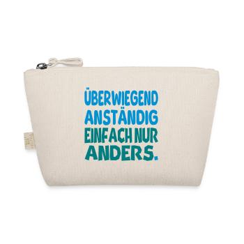Anständig einfach nur anders II - Bio-Täschchen - Natur - Vorne