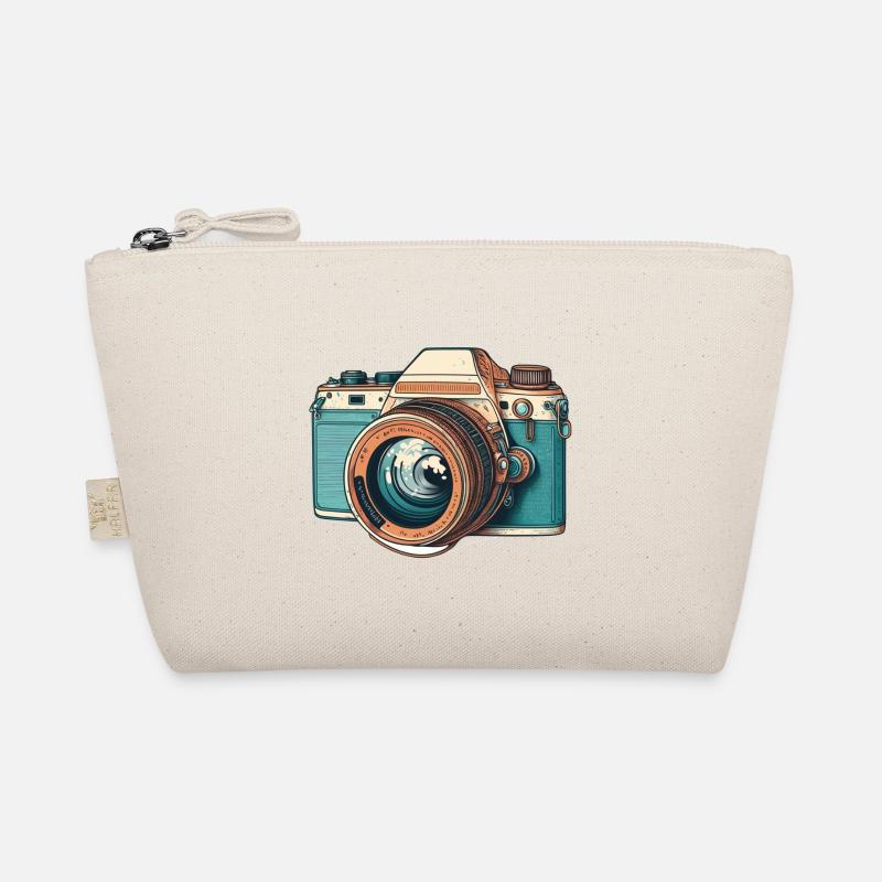 Retro Camera Organic Pouch