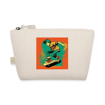 Skater boy - Organic Pouch - nature - Front