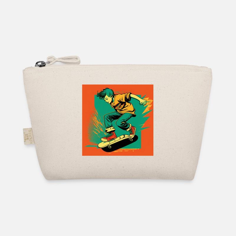 Skater-Junge Bio-Täschchen