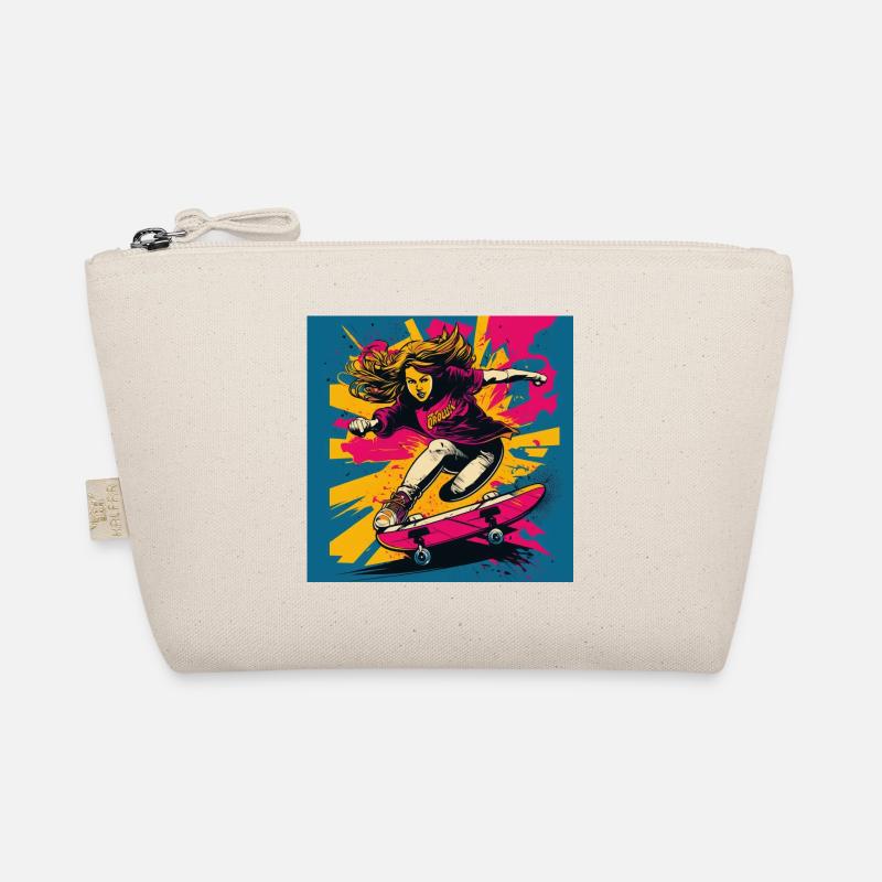 Skater-Mädchen Bio-Täschchen