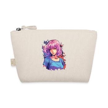 Anime Girl - Bio-Täschchen - Natur - Vorne