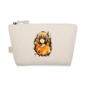 Anime Girl - Bio-Täschchen - Natur - Vorne