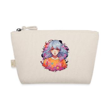 Anime Girl - Bio-Täschchen - Natur - Vorne