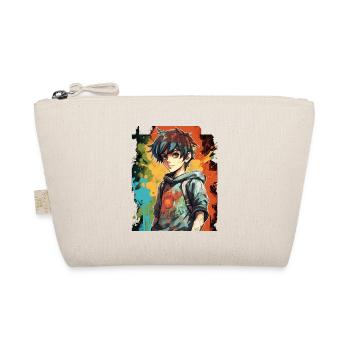 Anime Boy - Organic Pouch - nature - Front