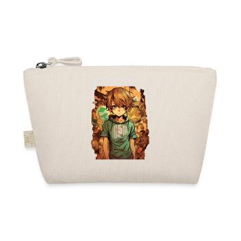 Anime Boy - Organic Pouch - nature - Front