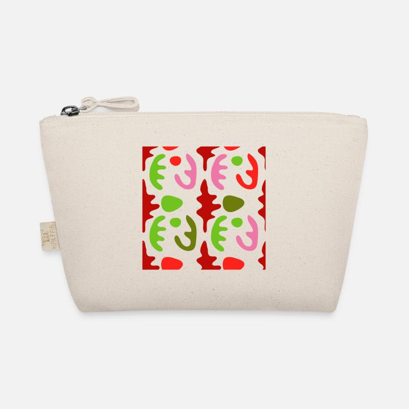 abstrakte, bunte Formen Bio-Täschchen