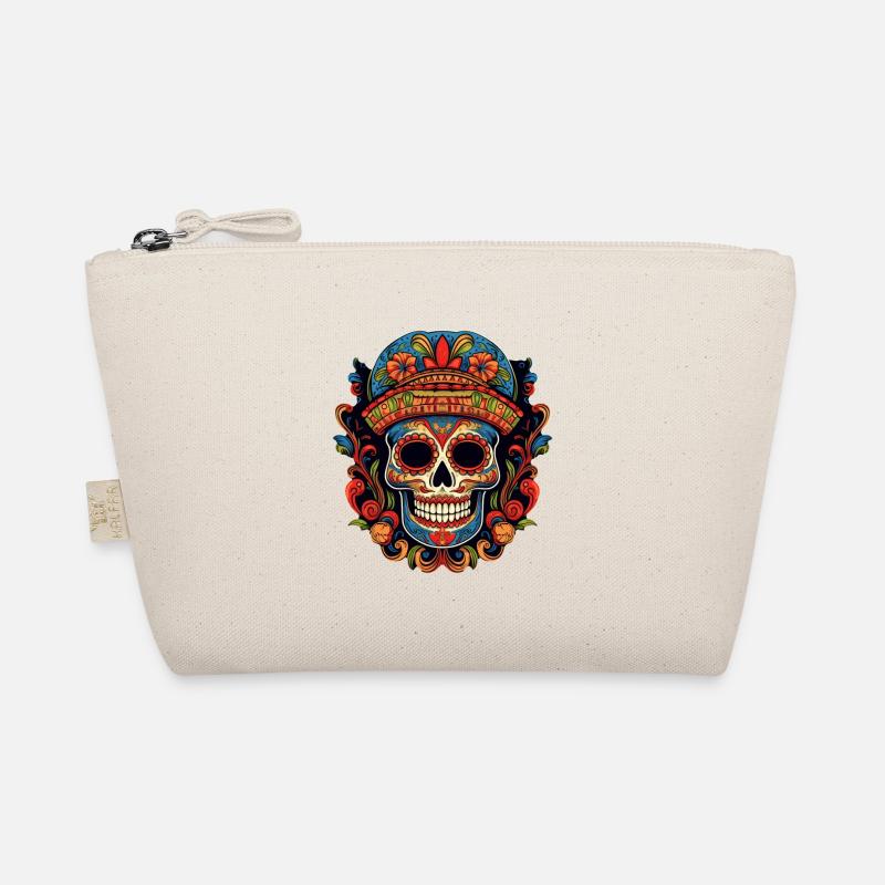 Cinco de Mayo Skull Organic Pouch