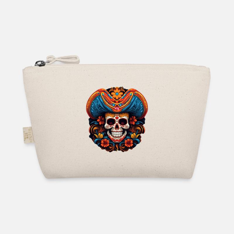 Cinco de Mayo Skull Organic Pouch