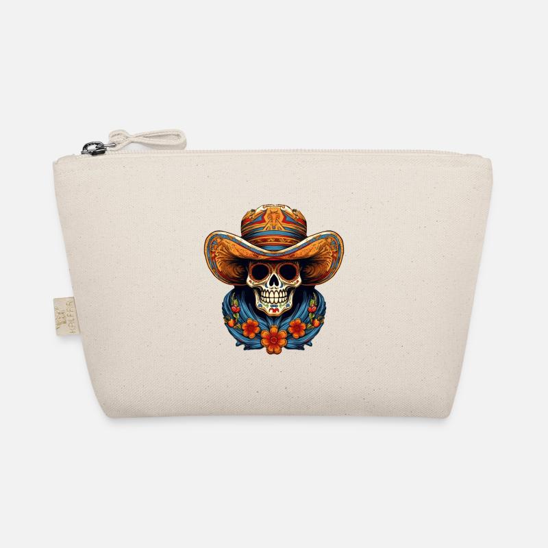Cinco de Mayo Skull Organic Pouch