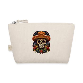 Cinco de Mayo Skull - Organic Pouch - nature - Front