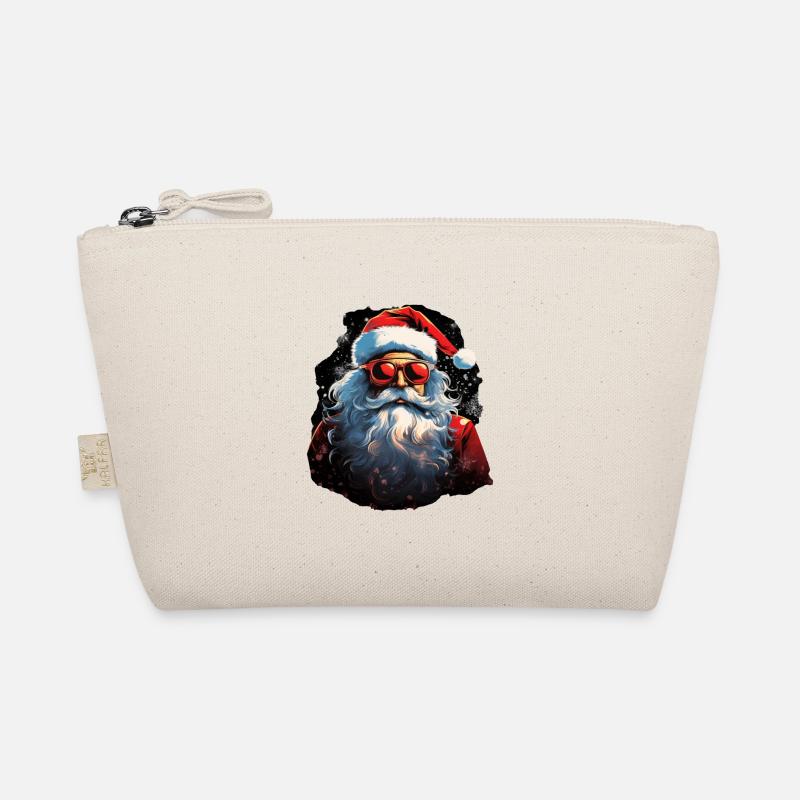 Weihnachtsmann - Bio-Täschchen - Natur