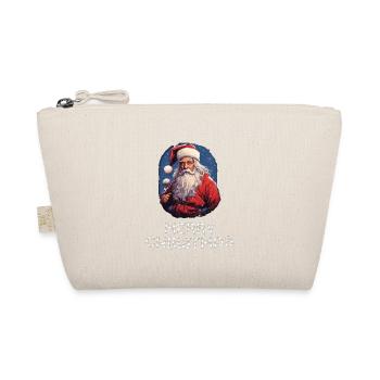 Santa Claus - Marry Christmas - Organic Pouch - nature - Front