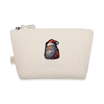 Weihnachtsmann - Marry Christmas - Bio-Täschchen - Natur - Vorne