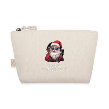 Weihnachtsmann - Marry Christmas - Bio-Täschchen - Natur - Vorne