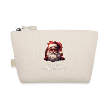 Santa Claus - Marry Christmas - Organic Pouch - nature - Front