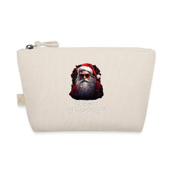 Santa Claus - Marry Christmas - Organic Pouch - nature - Front