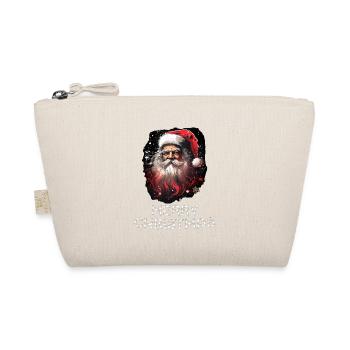 Weihnachtsmann - Marry Christmas - Bio-Täschchen - Natur - Vorne