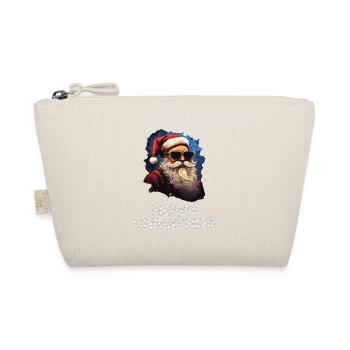 Santa Claus - Marry Christmas - Organic Pouch - nature - Front