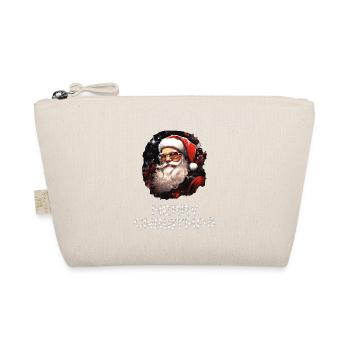 Santa Claus - Marry Christmas - Organic Pouch - nature - Front