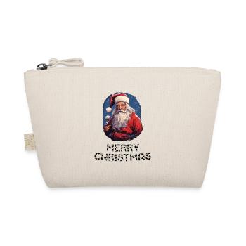 Santa Claus - Marry Christmas - Organic Pouch - nature - Front