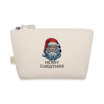 Santa Claus - Marry Christmas - Organic Pouch - nature - Front