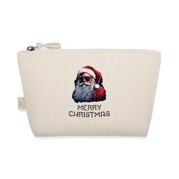 Santa Claus - Marry Christmas - Organic Pouch - nature - Front