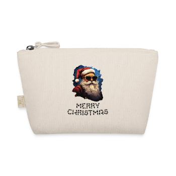 Santa Claus - Marry Christmas - Organic Pouch - nature - Front