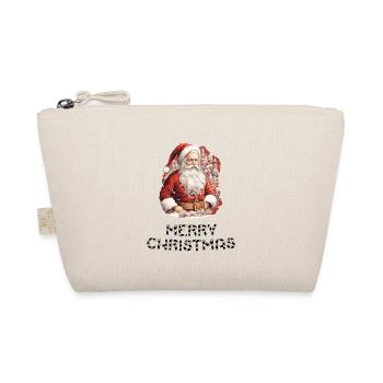 Santa Claus - Marry Christmas - Organic Pouch - nature - Front