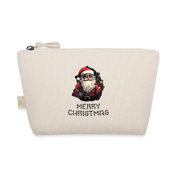 Santa Claus - Marry Christmas - Organic Pouch - nature - Front