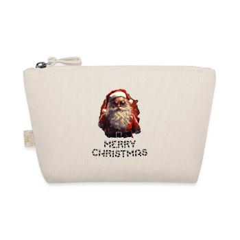 Santa Claus - Marry Christmas - Organic Pouch - nature - Front