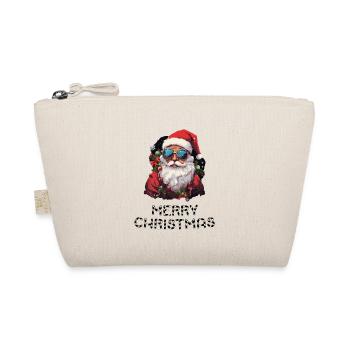 Santa Claus - Marry Christmas - Organic Pouch - nature - Front
