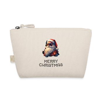Santa Claus - Marry Christmas - Organic Pouch - nature - Front